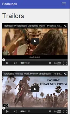 Baahubali android App screenshot 0